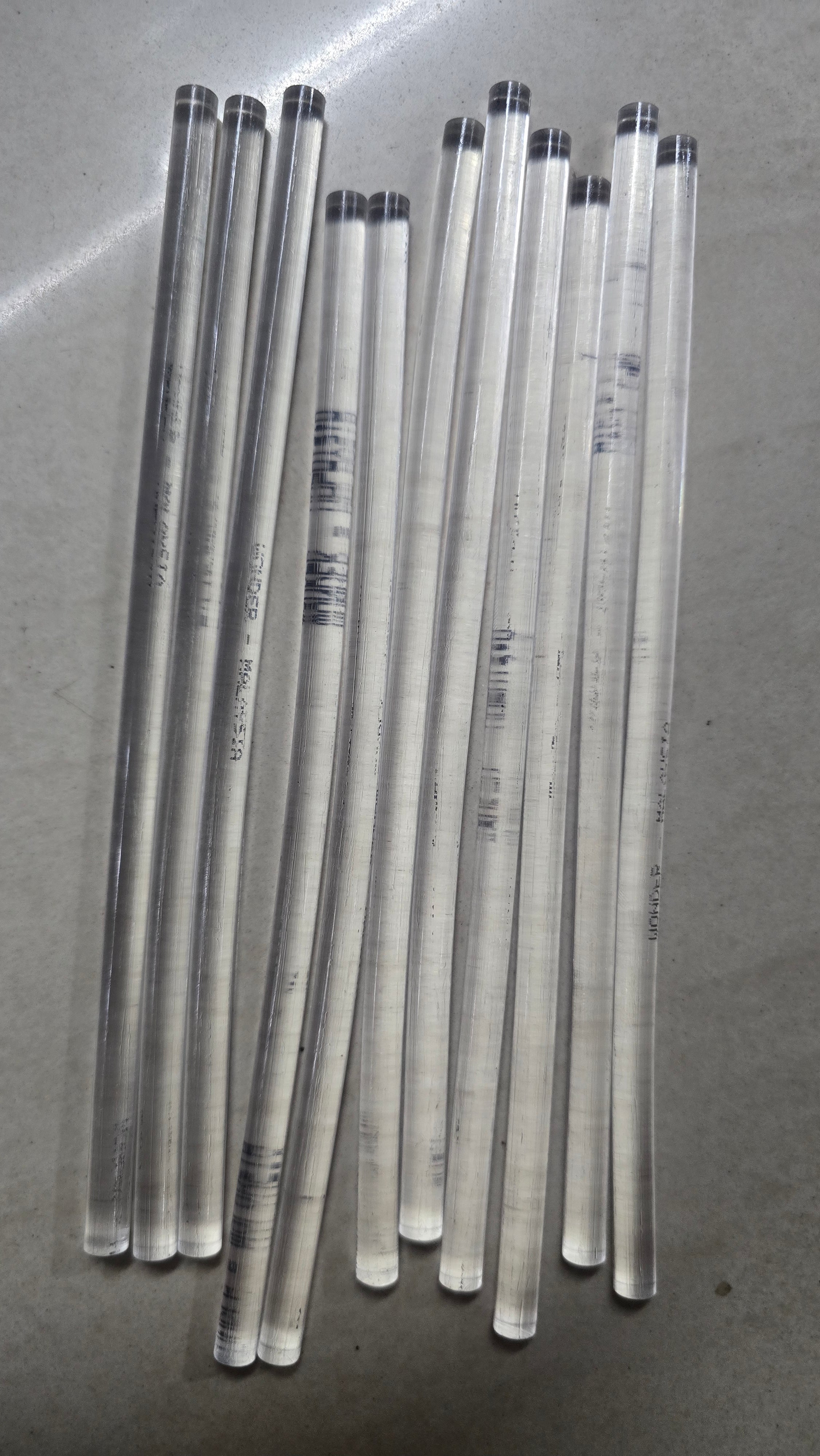 Mini Glue stick transparent 10 piece pack 8mm approx-glsts
