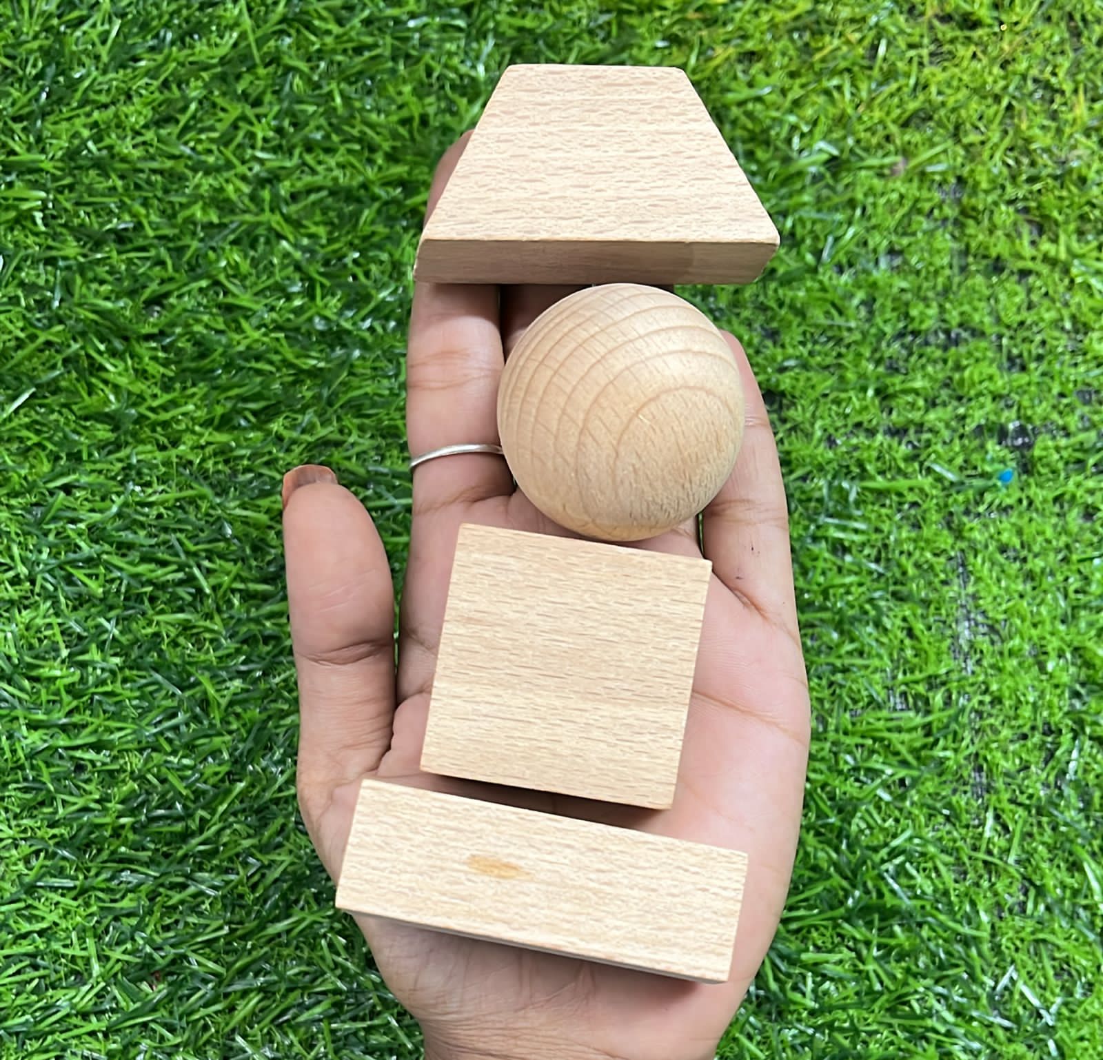 Wooden Geomatric 15 shapes  pack-1