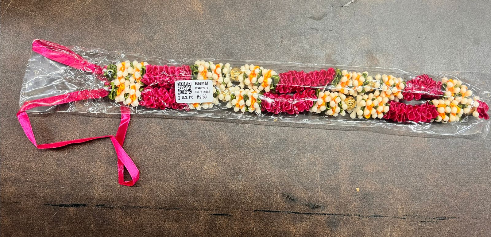 Doll garland maalai 8 inch assorted 1 color