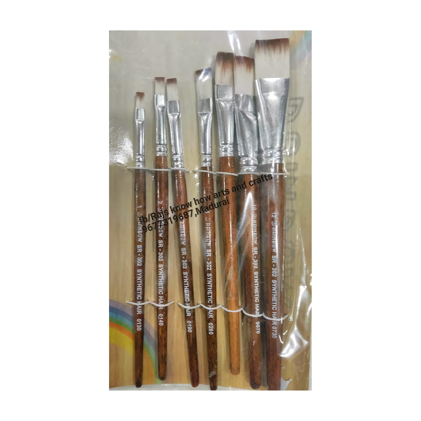 7 in 1 Flat Brush set