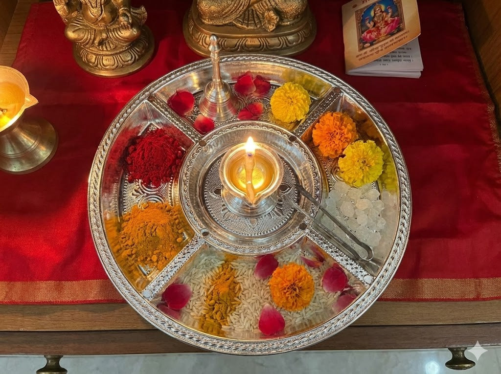 Dry fruit round 5 partition plate-10 PLATES DCPS