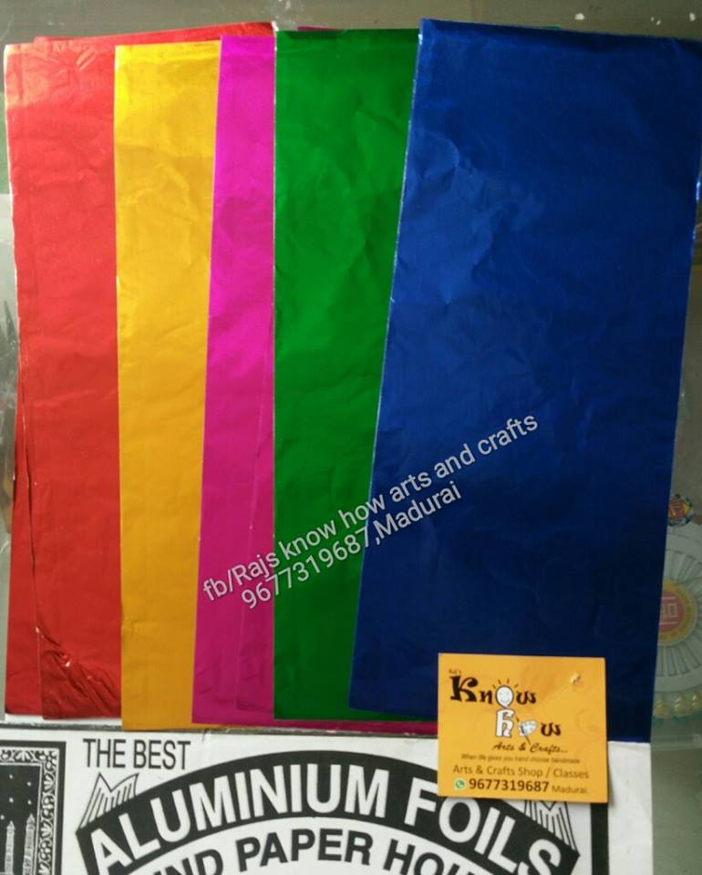 Chocolate making aluminium foils 100 sheets pack