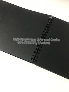 Black drawing pad