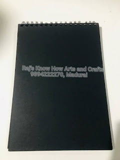 Black drawing pad