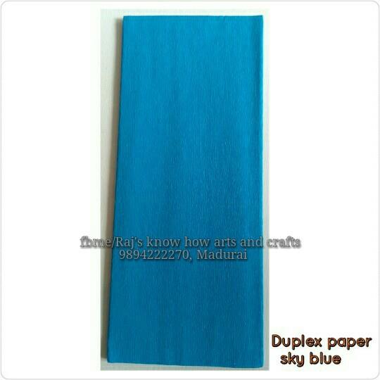 Sky blue Duplex paper