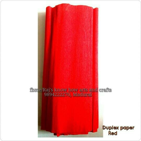 Red Duplex paper