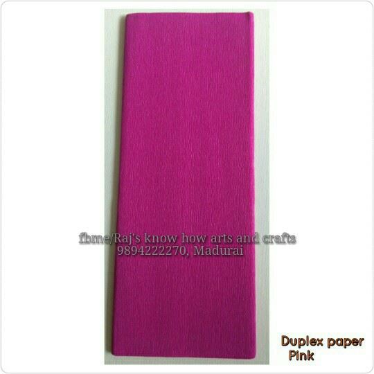 Pink Duplex paper