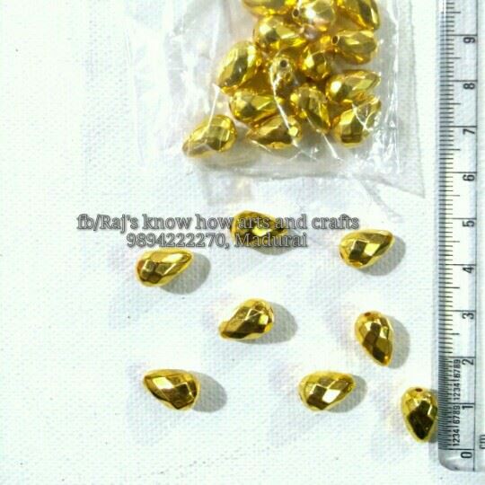 Gold thilagam spacer - 20 piece in a pack