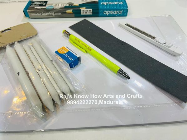 Shading Drawing Kit Pencil shading mini kit – KnowHowArtCraft