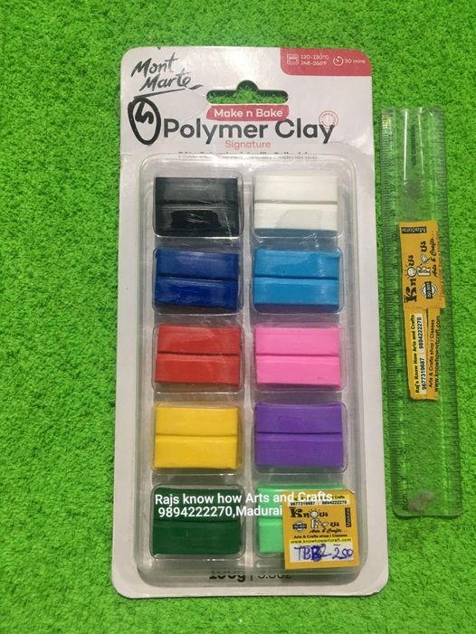 10 in 1 polymer clay set