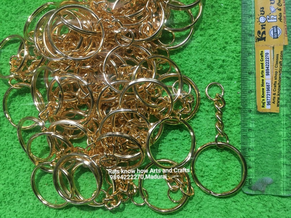 Gold keychain – KnowHowArtCraft