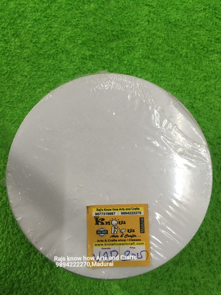 4 inch acrylic cut out Round – KnowHowArtCraft