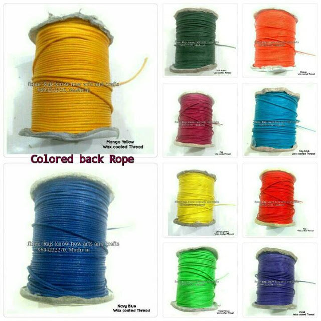 Colour wax Rope – KnowHowArtCraft