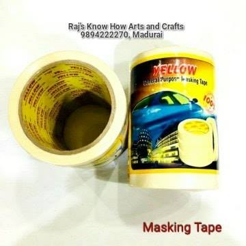 Yellow masking tape-1 piece