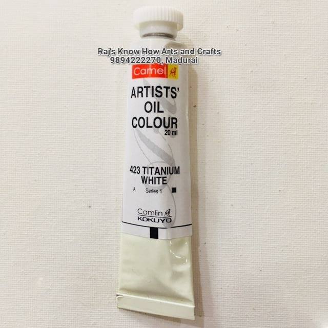 Artist Oil Color Titanium White 20 ml- 1 tube