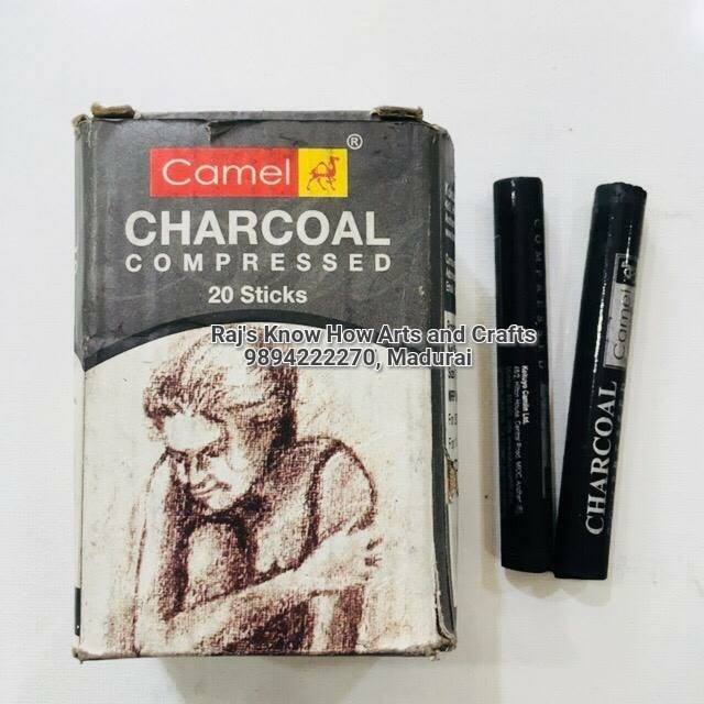 Charcoal compressed set of 2