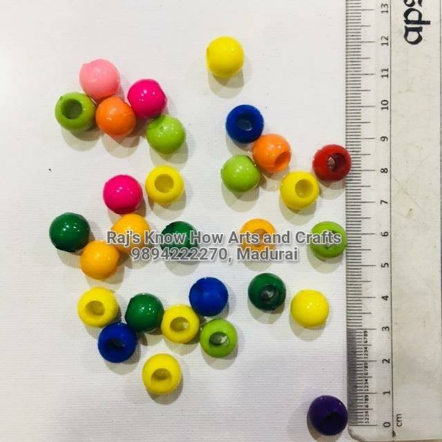 8mm wide mouth plastic beads