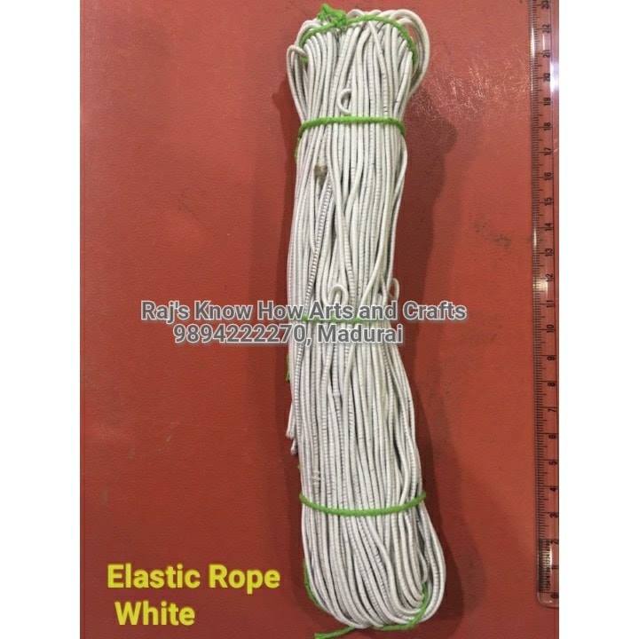 White elastic rope-10m approximately