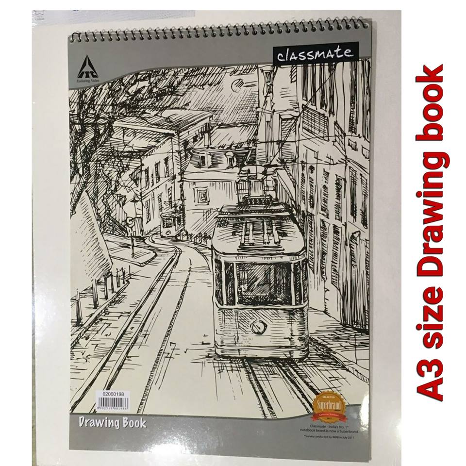 Foska A4 A3 10 Sheets Canvas Drawing Book Pad - China Drawing Book, A3  Drawing Book