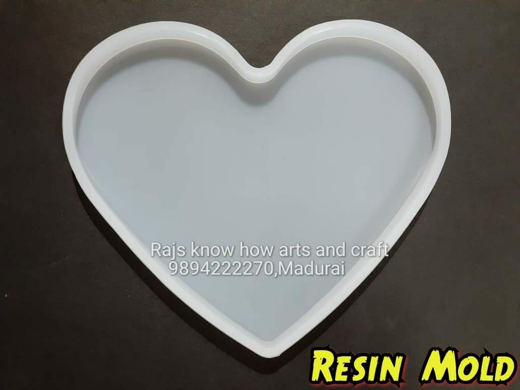 Heart Resin mold 5 inch