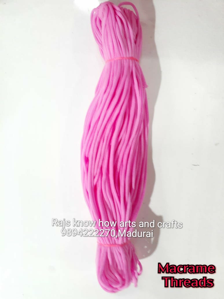 Baby Pink 6mm macrame thread