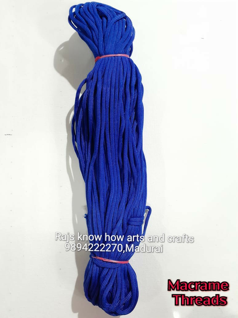 Dark Blue 6mm macrame thread