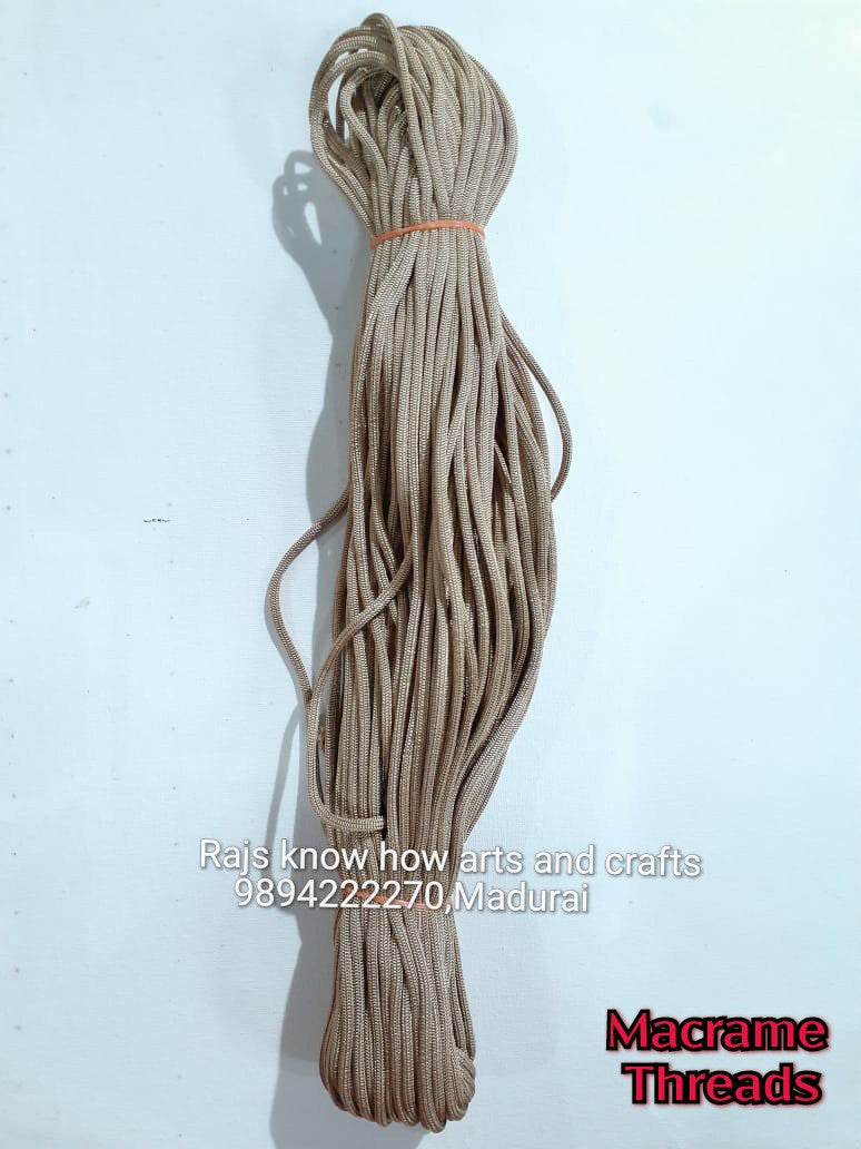 Ivory 6mm macrame thread