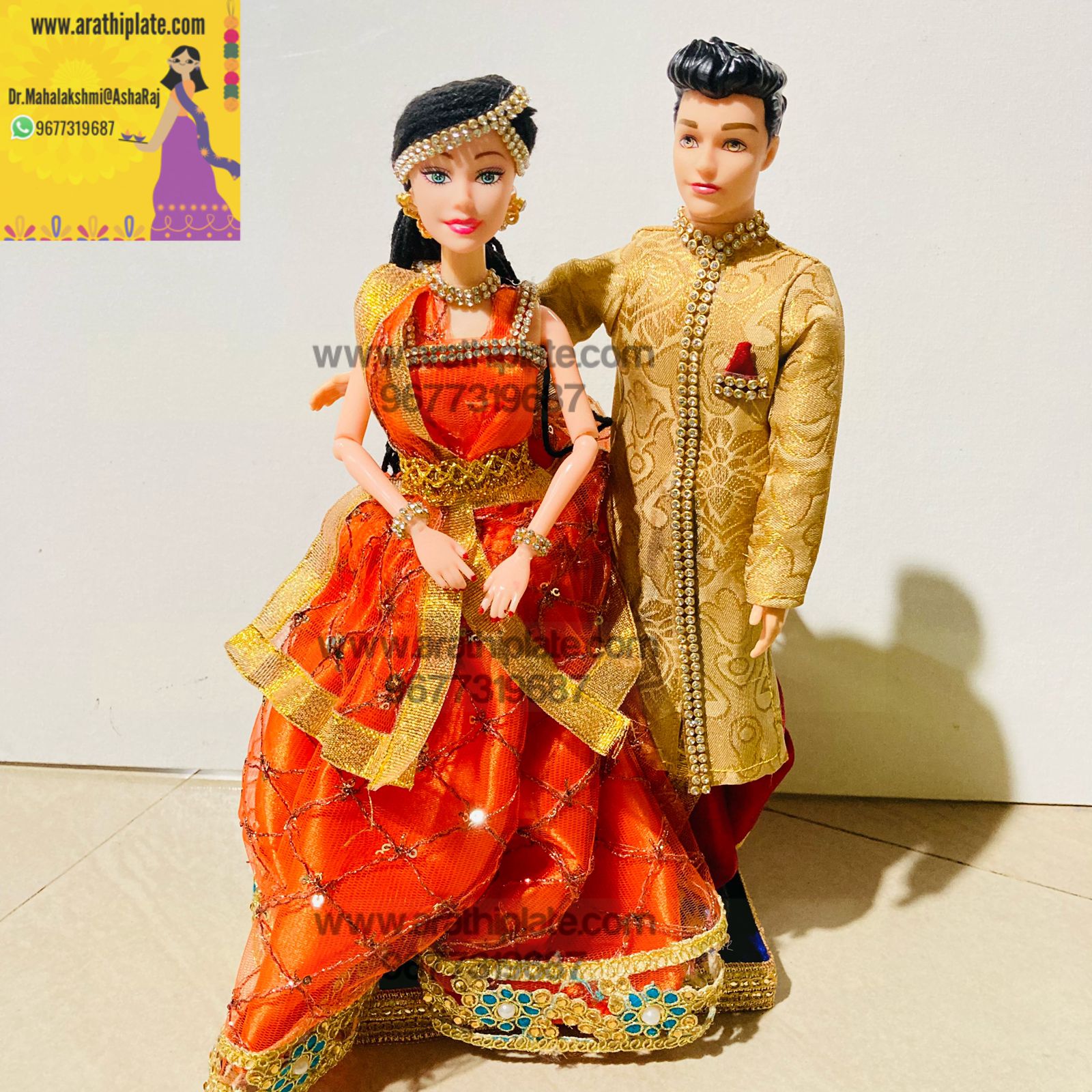 Doll Dress Barbie Lehenga Making Barbie Grand Doll- Lehenga