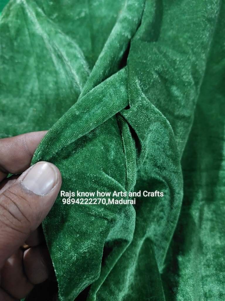 velvet cloth Green