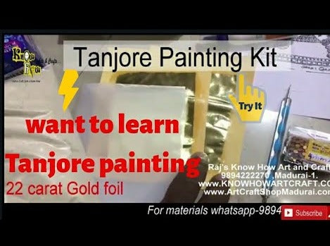Tanjore Painting making Beginner Kit